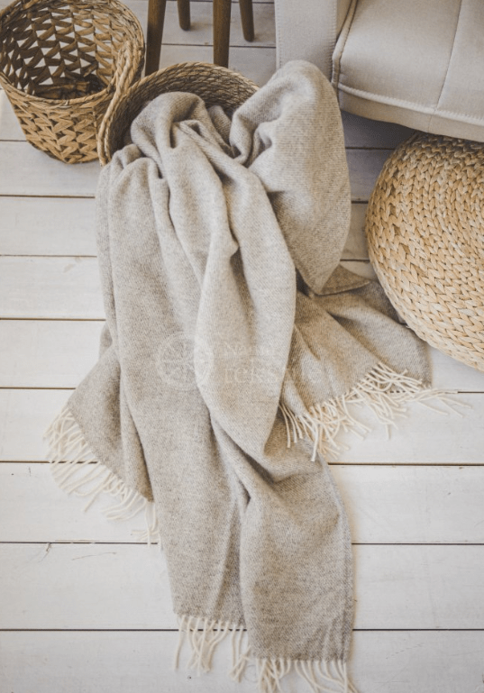 Wolldecke LENTVARIS 100% Schafwolle, günstig kaufen