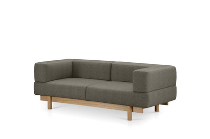Zweisersofa ALCHEMIST, Stoff: Camira grau, des litauischen Herstellers Emko
